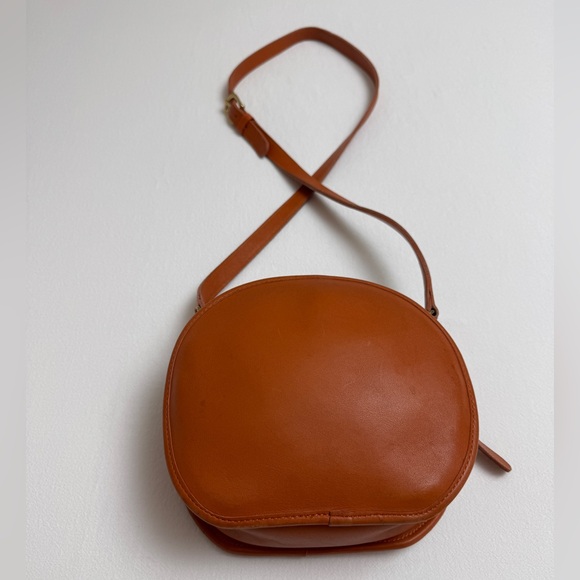 Vintage COACH Mango Orange Leather Shoulder Bag Glove Tanned USA Made Rare Retro - Picture 14 of 16